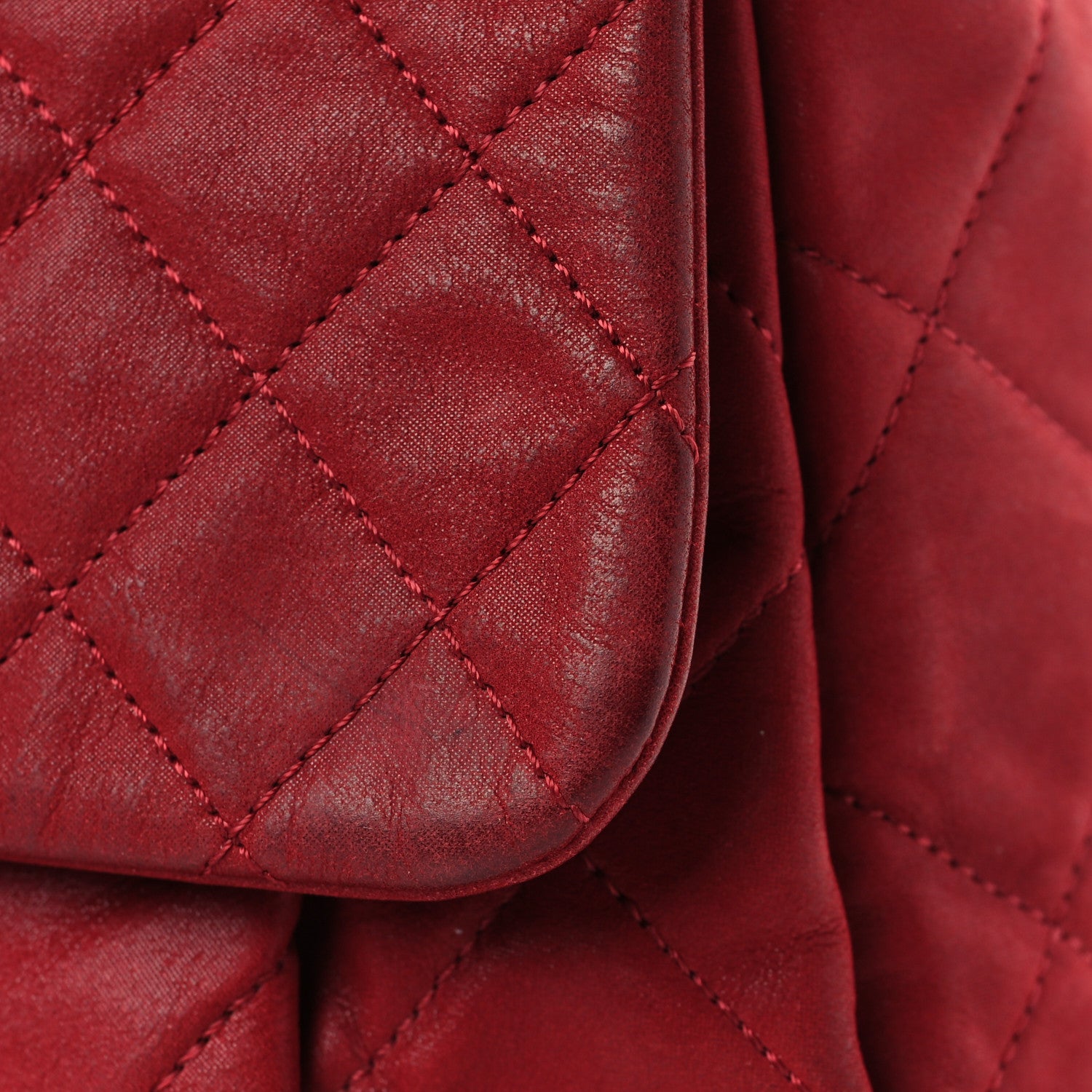 Chanel Iridescent Calfskin Quilted Chic Quilt Flap Red 11 of 14