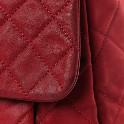 Chanel Iridescent Calfskin Quilted Chic Quilt Flap Red 11 of 14