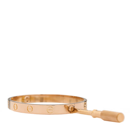 Cartier 18K Pink Gold LOVE Bracelet 16 7 of 8