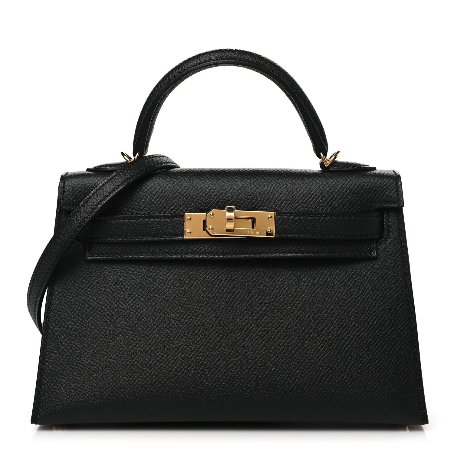 Hermes Epsom Mini Kelly Sellier 20 Black 1 of 11