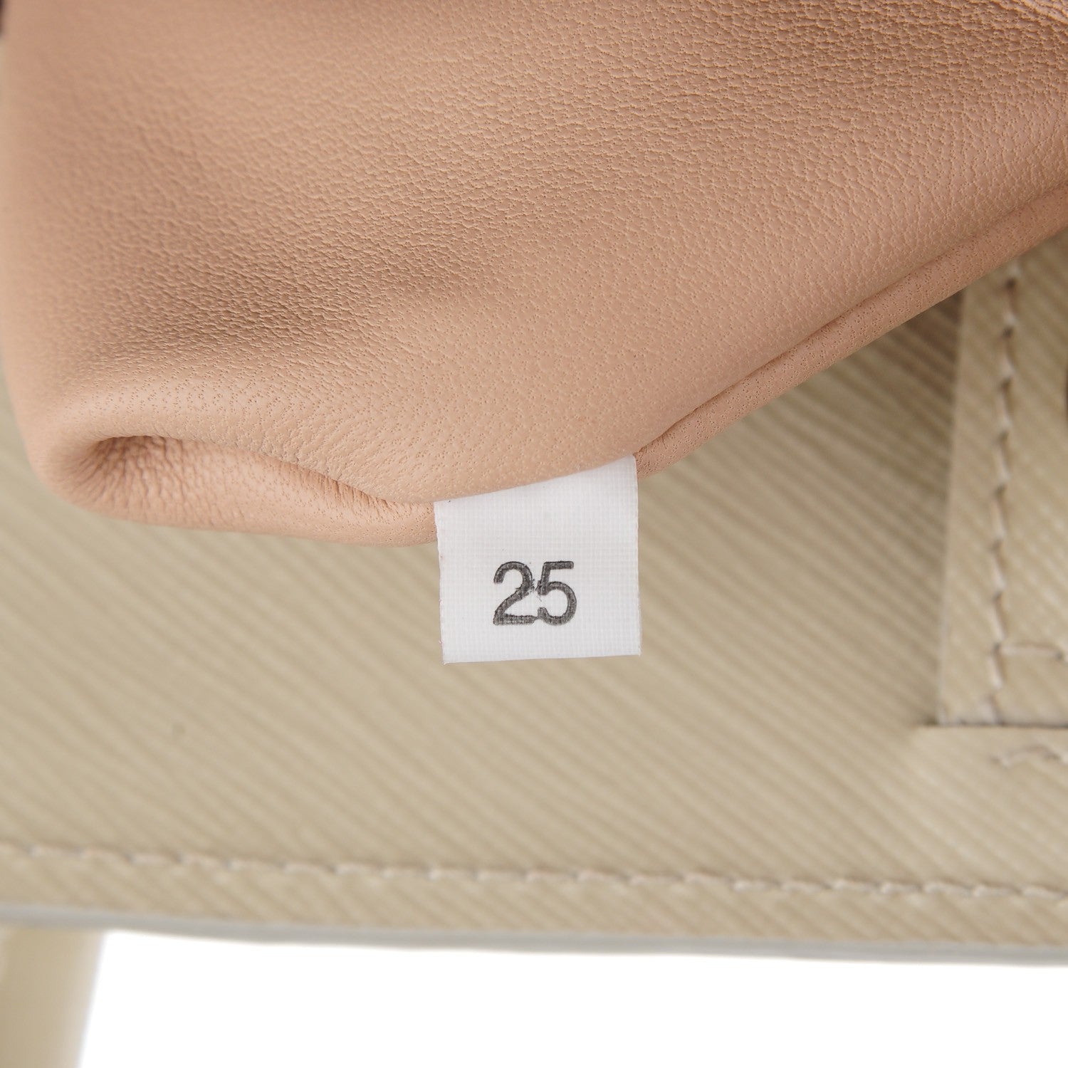 Prada Saffiano Vernice Crystal Studded Tote Talco 7 of 9