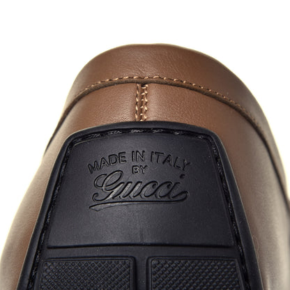 Gucci Calfskin Miro Soft Microguccissima Mens Driver Loafers 10 Brown 11 of 11