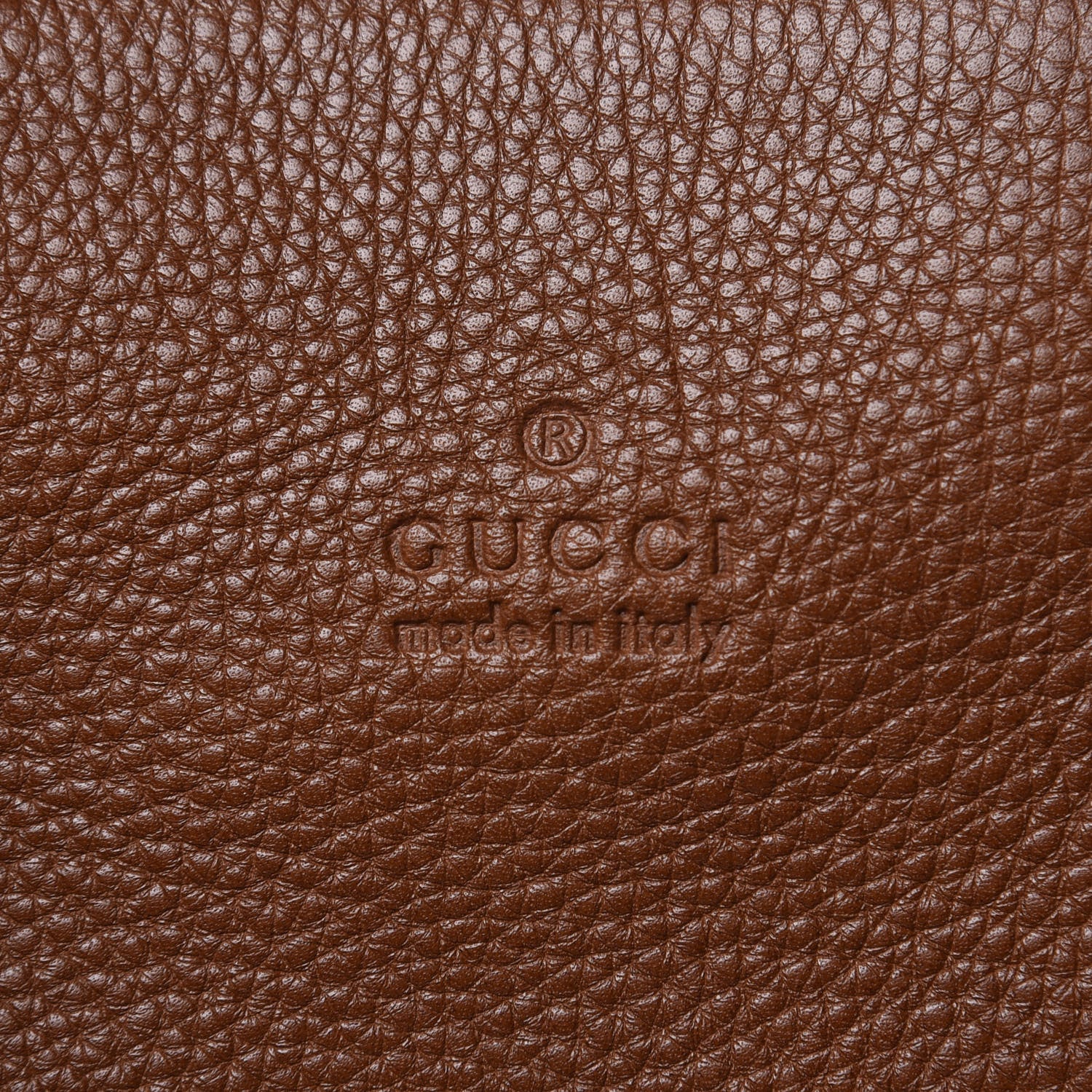 Gucci Pebbled Calfskin Medium Bree Shoulder Bag Nut Brown 6 of 18