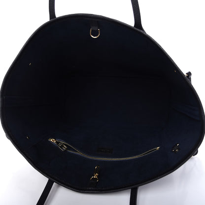 Louis Vuitton Empreinte Monogram Giant Neverfull MM Black 5 of 10