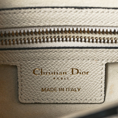 Christian Dior Grained Calfskin Saddle Bag White 6 of 11