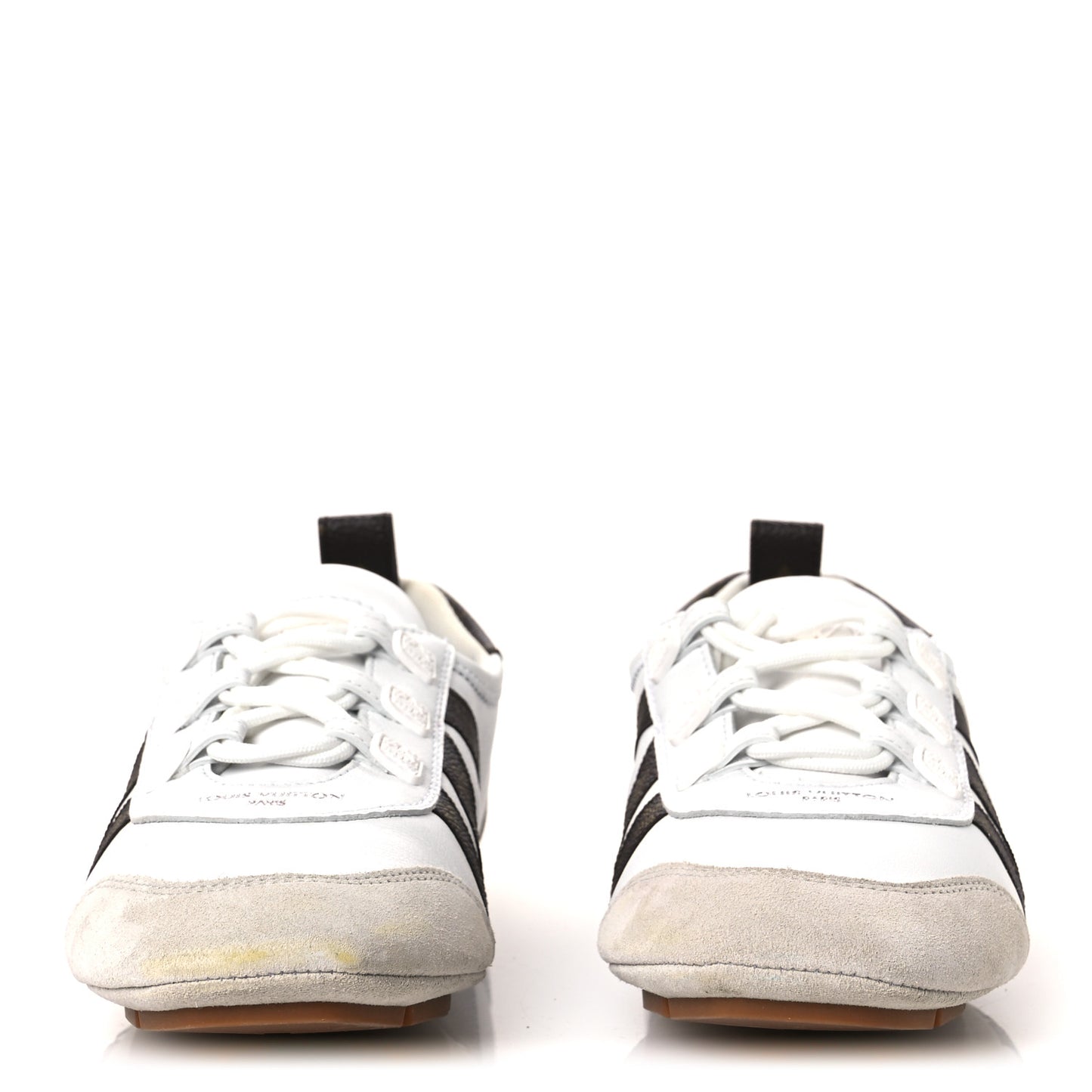 Monogram Calfskin Womens LV Sneakerina 37 White