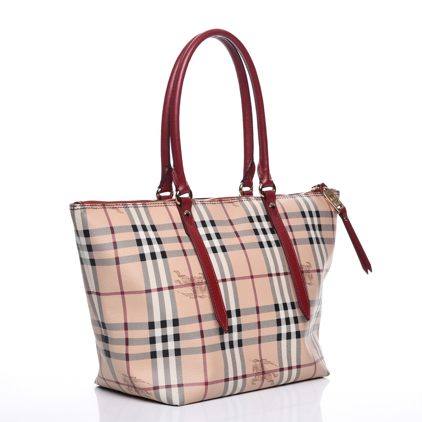 Haymarket Check Small Salisbury Tote Military Red
