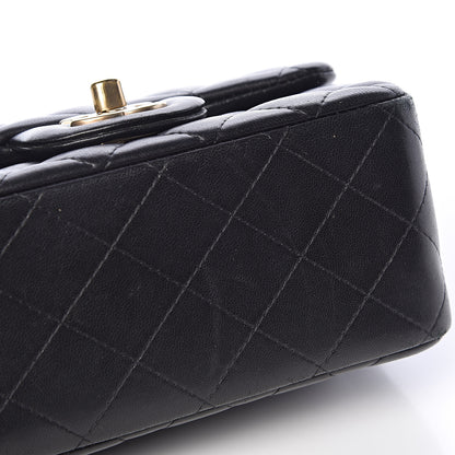 Chanel Lambskin Quilted Mini Square Flap Black 10 of 12