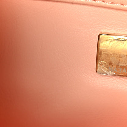 Chanel Lambskin Quilted Mini Pearl Crush Flap Light Orange 8 of 11