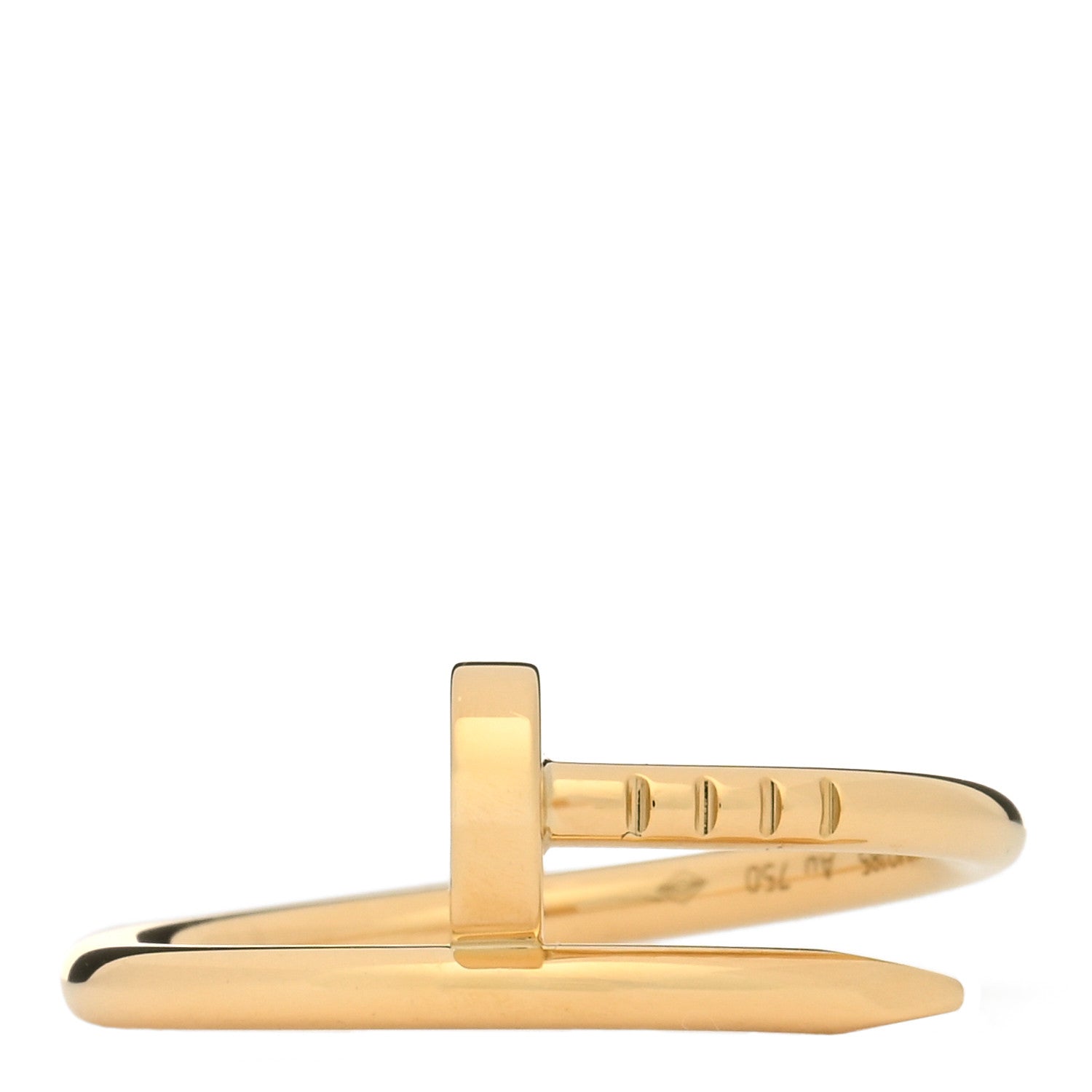 Cartier 18K Yellow Gold Small Juste Un Clou Ring 52 6 1 of 3