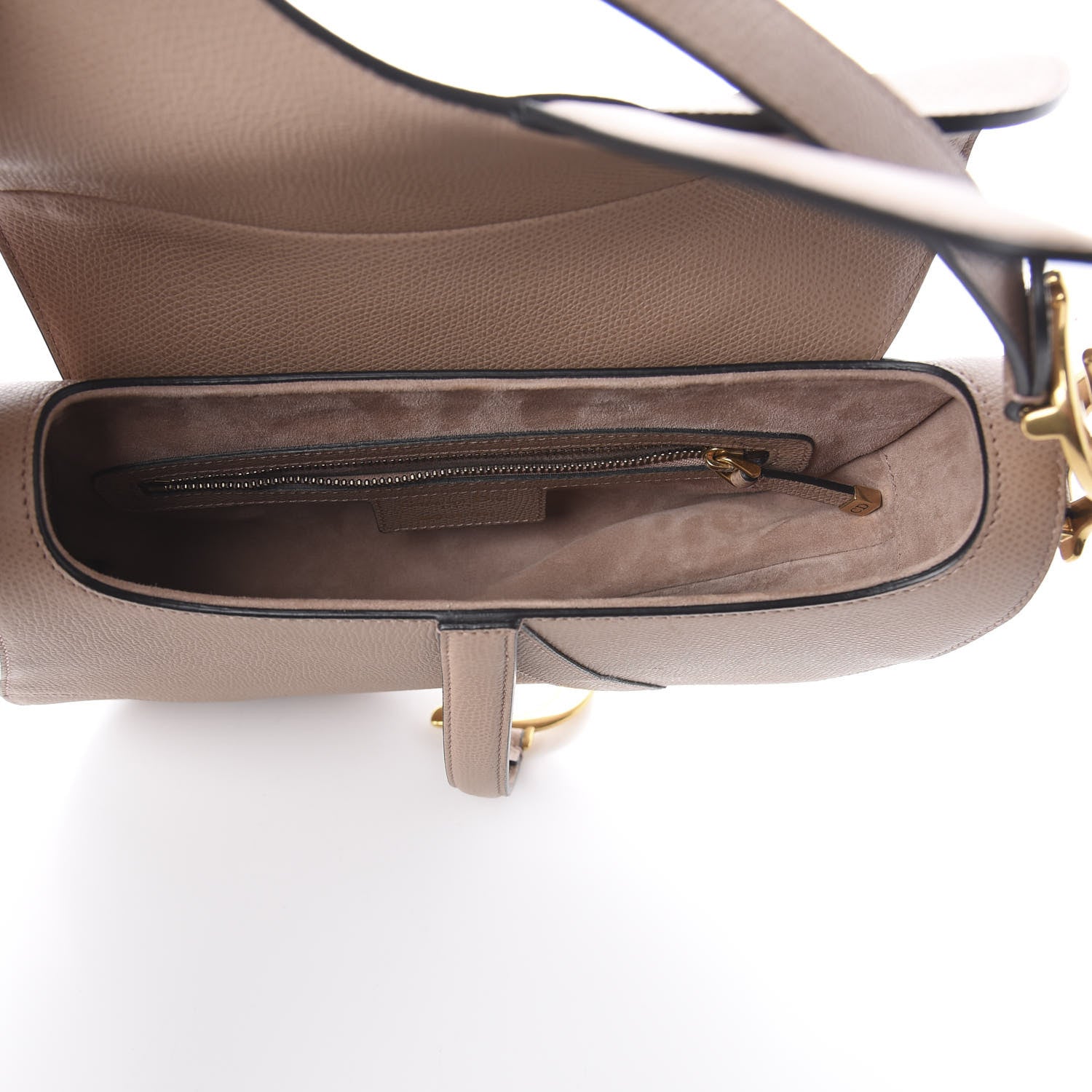Christian Dior Grained Calfskin Saddle Bag Fard 4 of 8