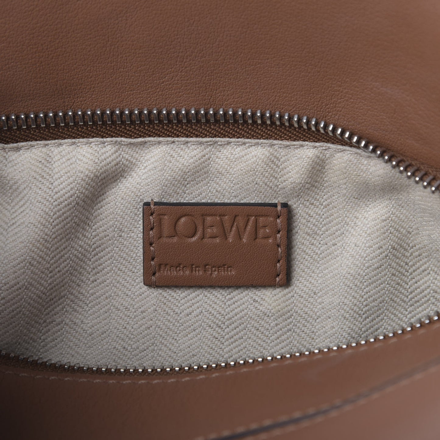 Calfskin Small Puzzle Bag Tan