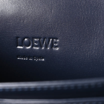 Loewe Snakeskin Medium Barcelona Shoulder Bag Blue Black 6 of 9