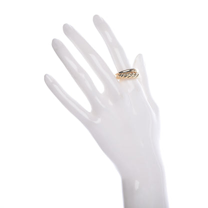 David Yurman 18K Yellow Gold Pure Form Stack Rings 54 6.75 2 of 6