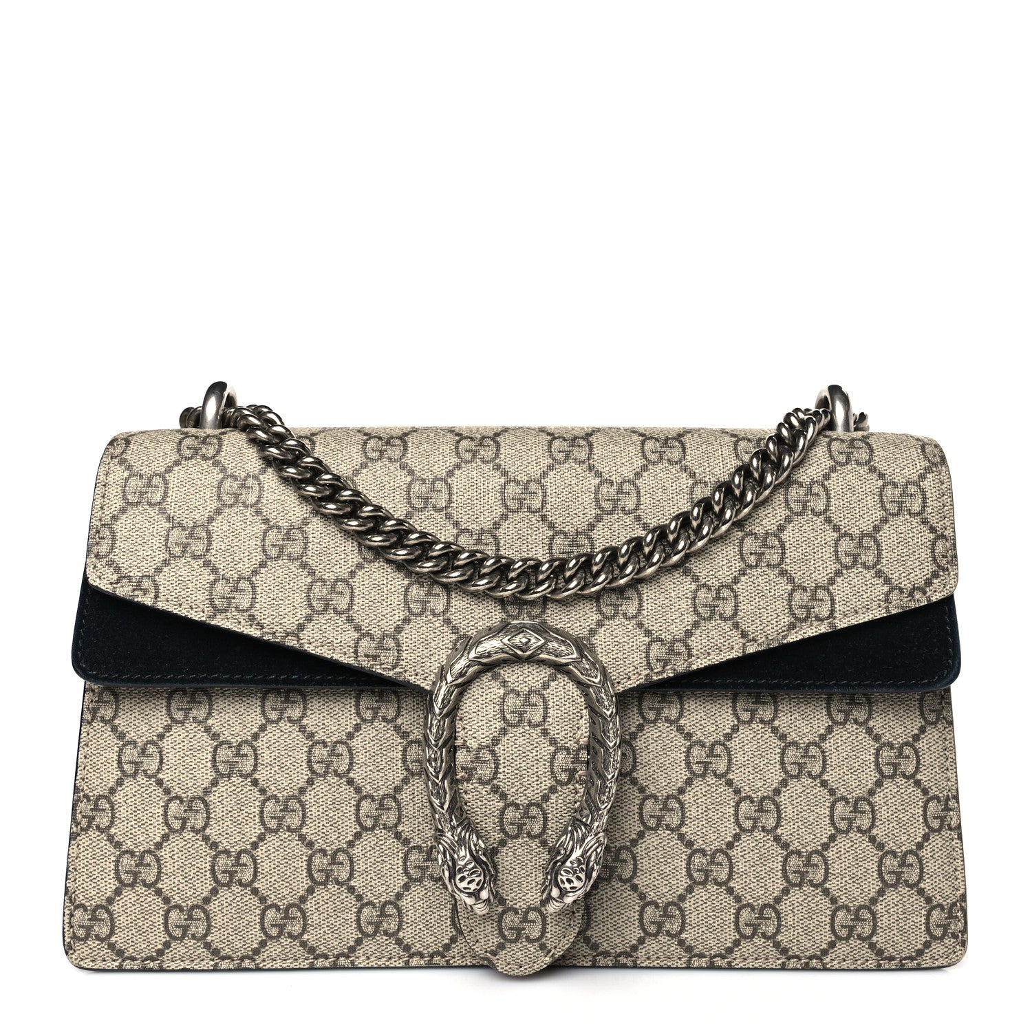 Gucci GG Supreme Monogram Small Dionysus Shoulder Bag Black 1 of 9