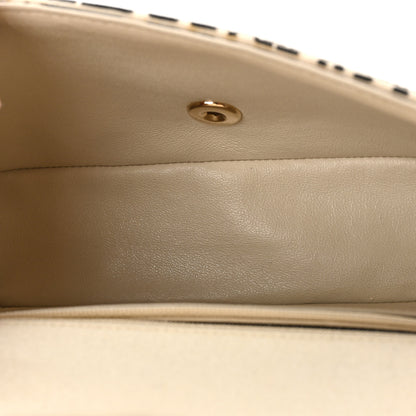 Chanel Felt Crystal Mini Rectangular Flap Beige Multicolor 5 of 9