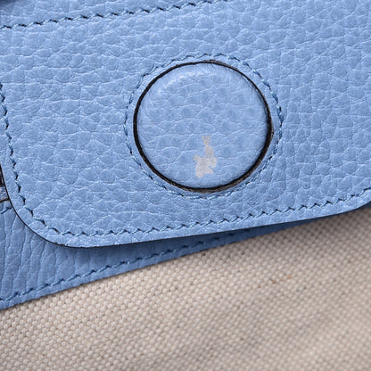 Gucci Dollar Calfskin Small Swing Tote Mineral Blue 6 of 11