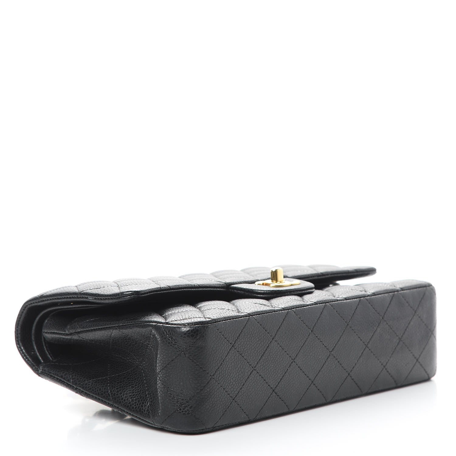 Chanel Caviar Quilted Medium Double Flap Black 4 of 14