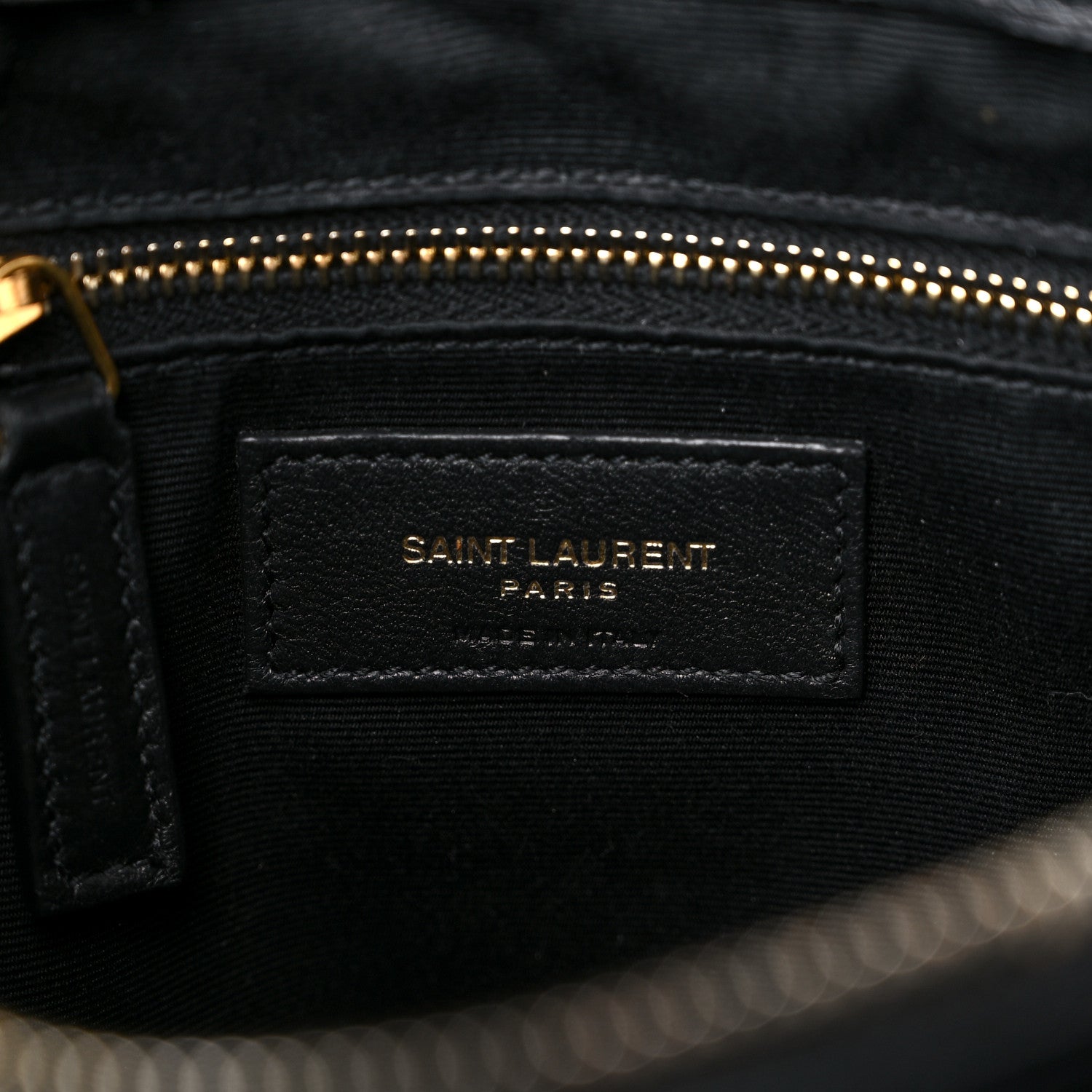Saint Laurent Calfskin Y Quilted Monogram Medium Loulou Chain Satchel Black 7 of 11