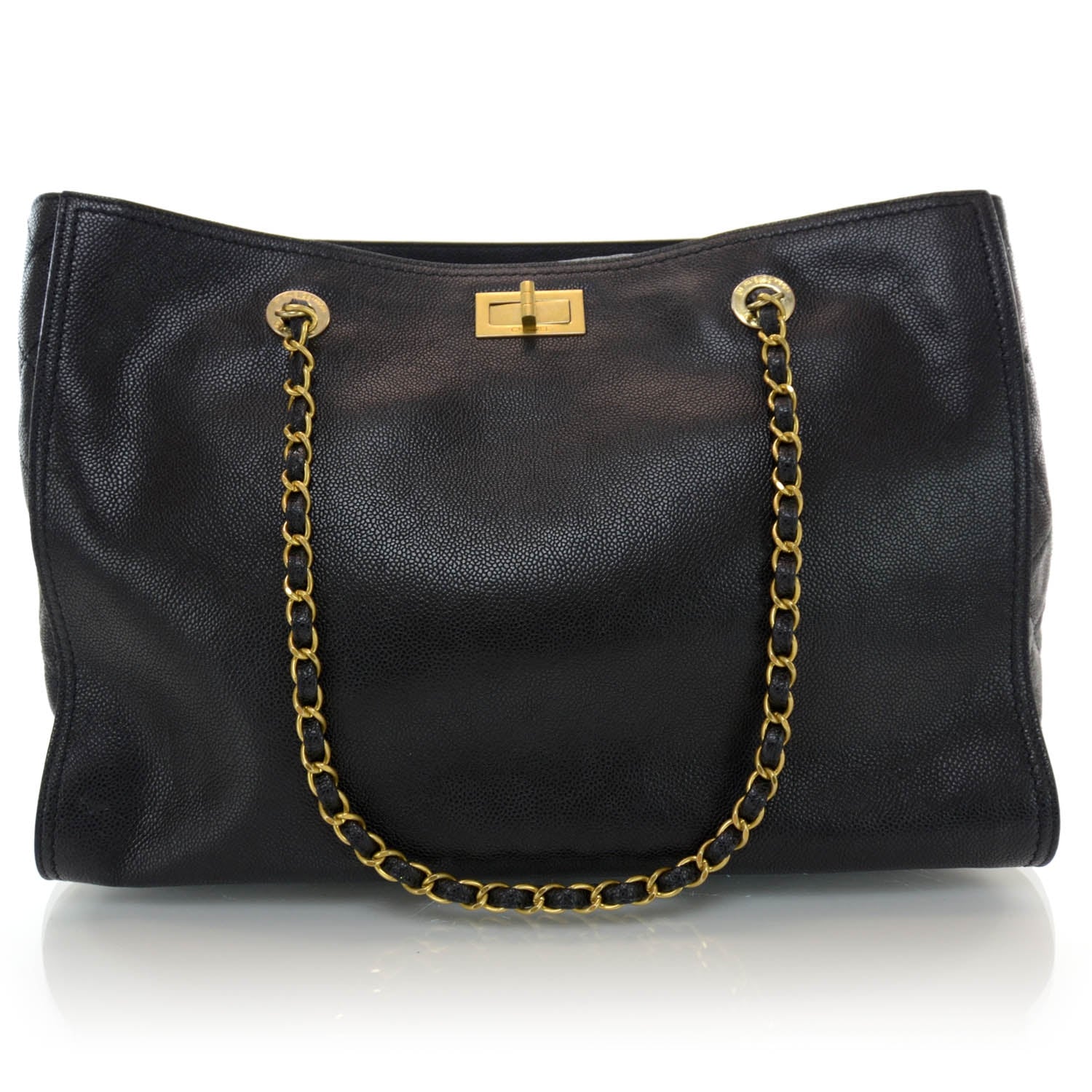 Chanel Caviar Large Reissue Tote Black 1 of 9