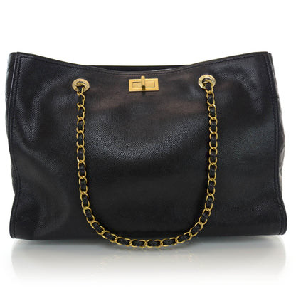 Chanel Caviar Large Reissue Tote Black 1 of 9