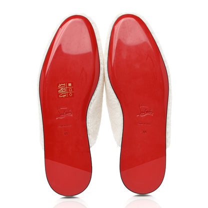 Christian Louboutin Navy Coolito Donna Slippers 38 White 5 of 8