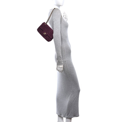 Chanel Suede Calfskin Mini Souplissimo Flap Burgundy 2 of 11