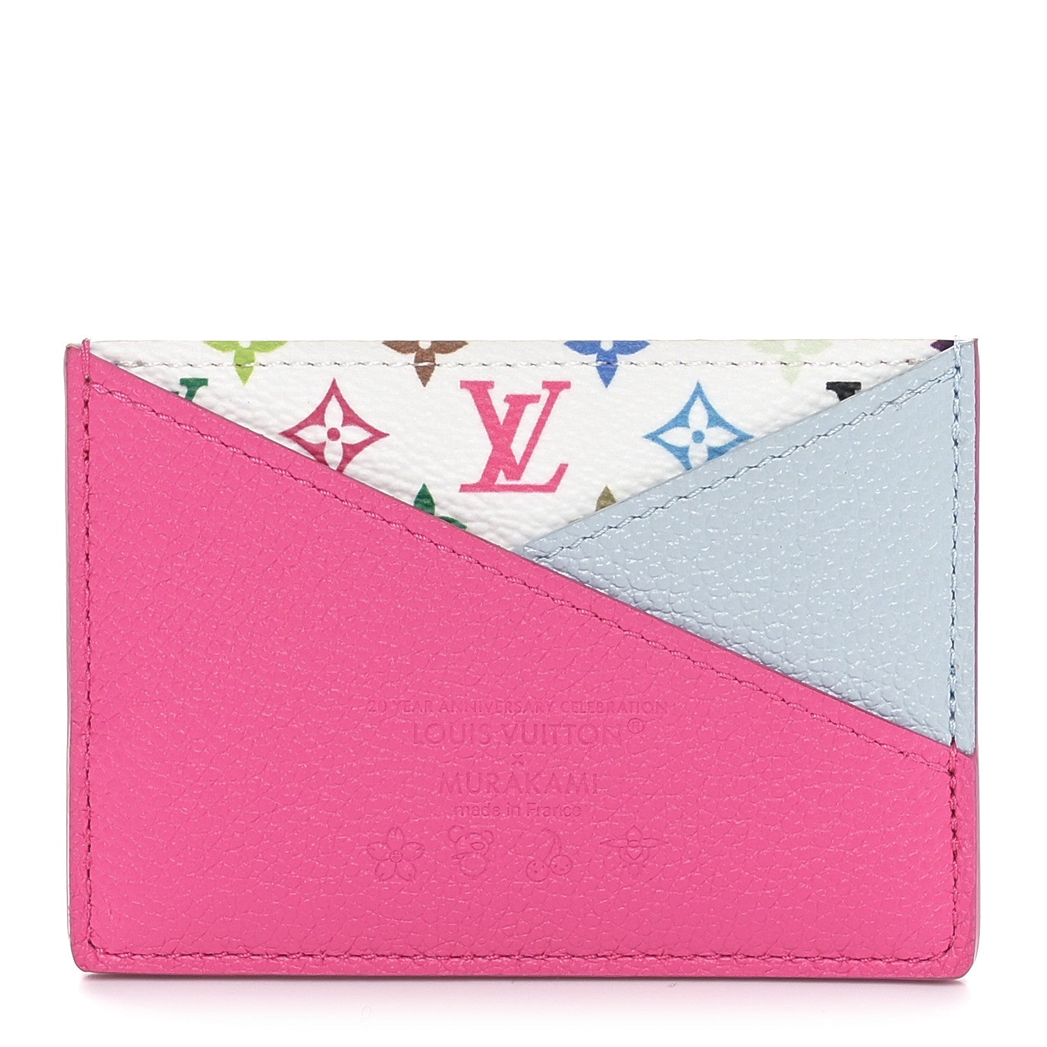 Louis Vuitton LV X TM Monogram Multicolor Criss-Cross Card Holder Kawaii Pink 1 of 6