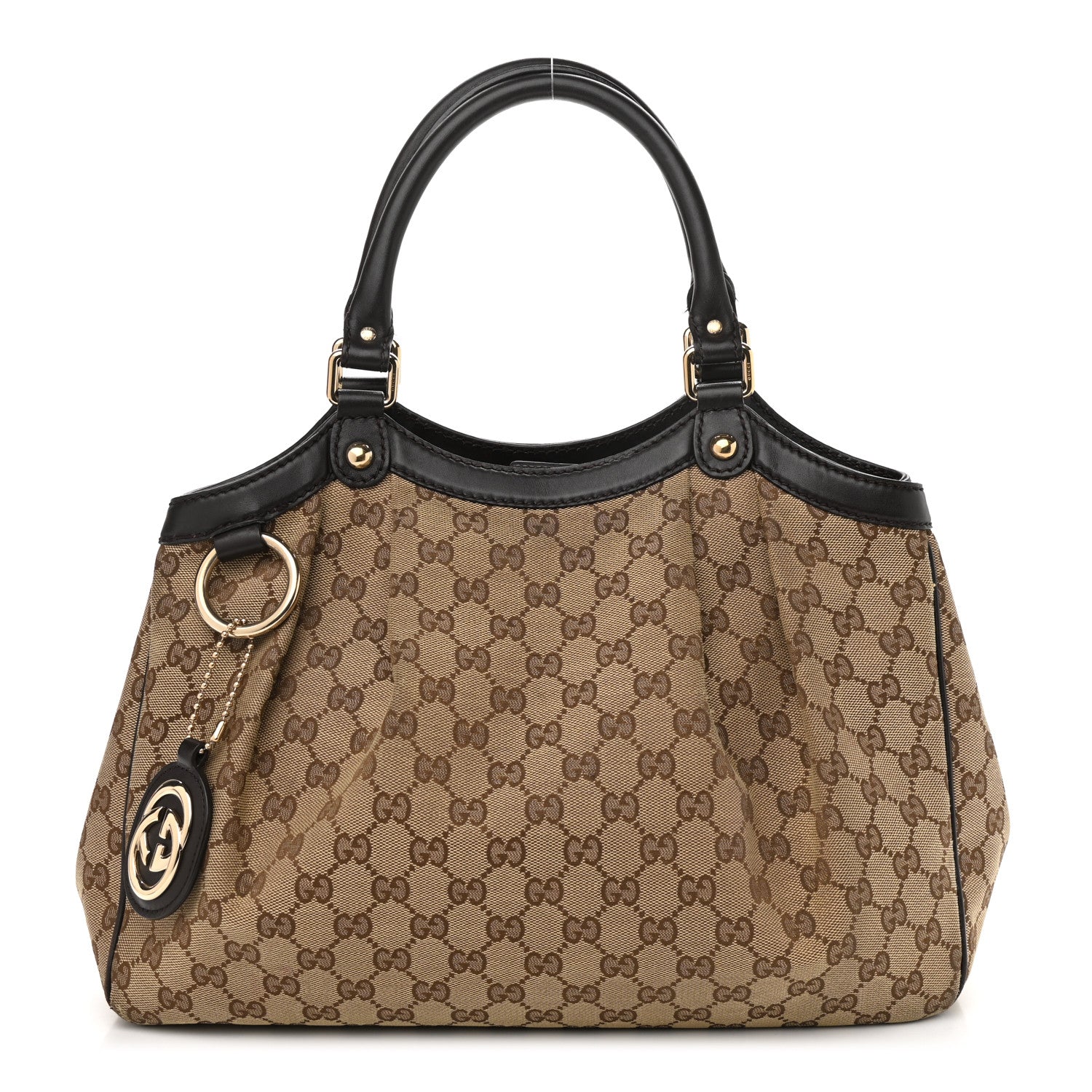 Gucci Monogram Medium Sukey Tote Dark Brown 1 of 12