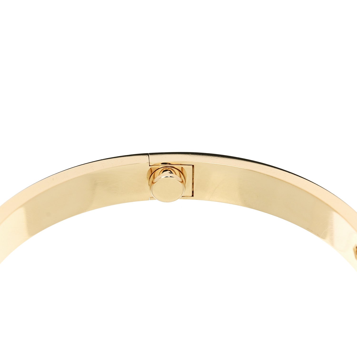 Cartier 18K Yellow Gold 4 Diamond LOVE Bracelet 18 9 of 10