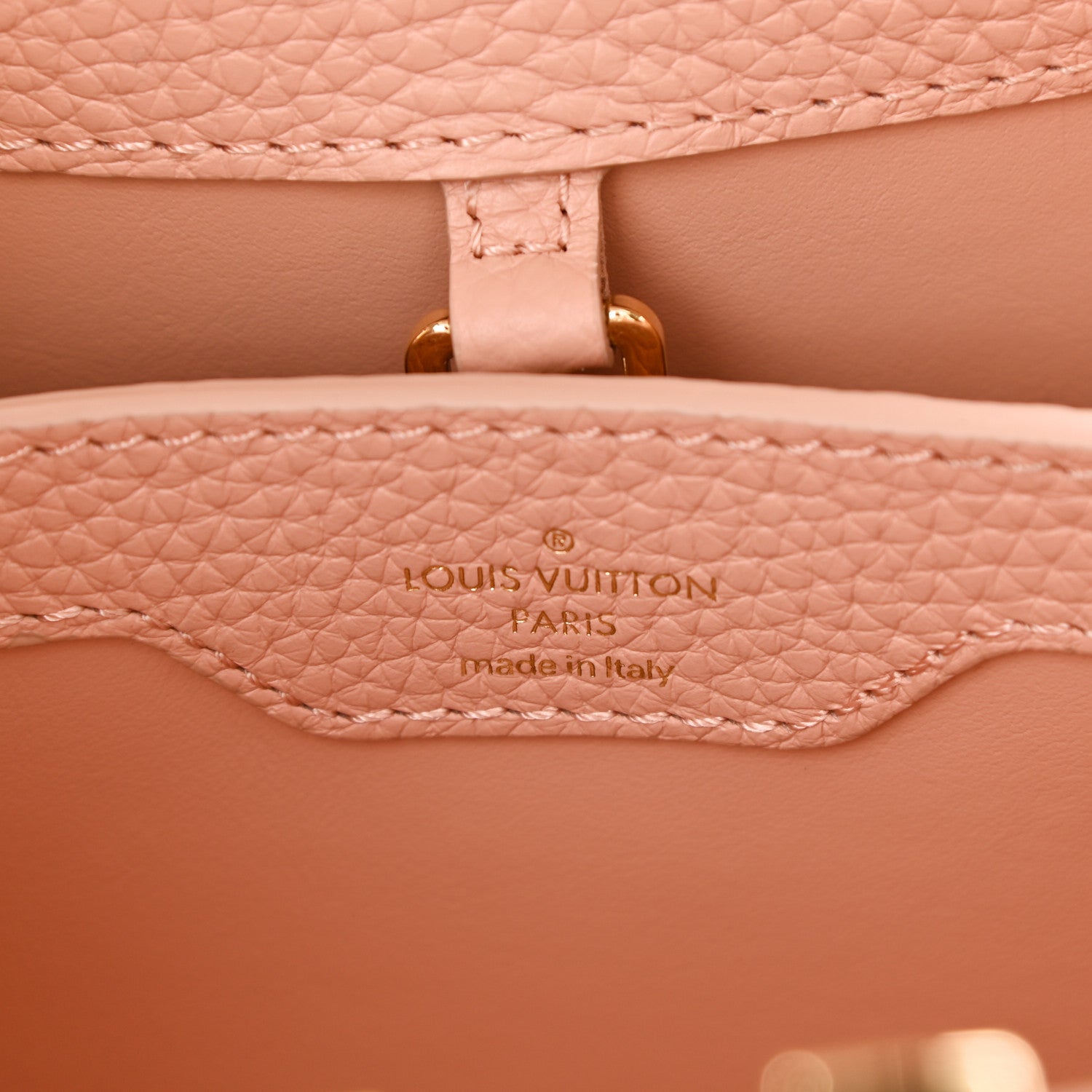 Louis Vuitton Taurillon Capucines BB 6 of 9