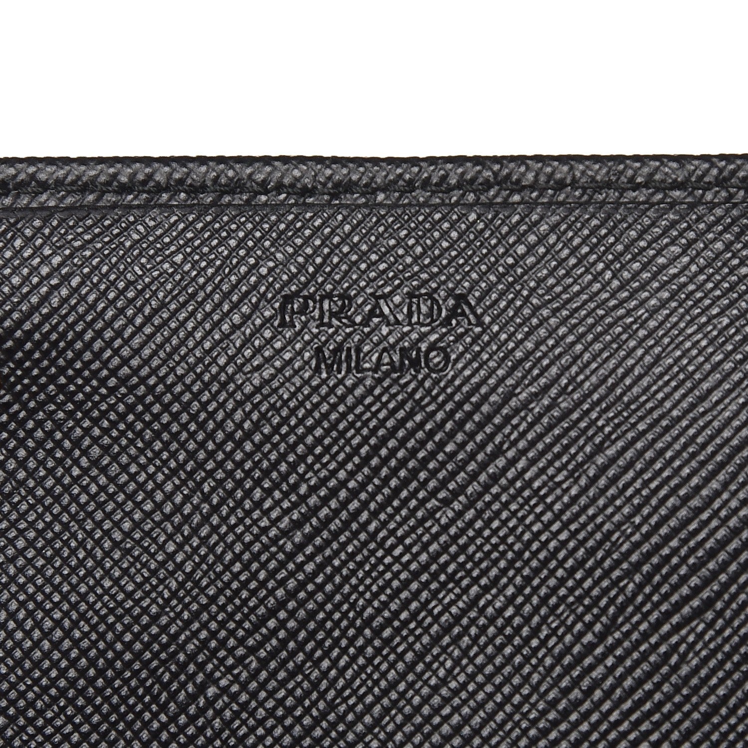 Prada Saffiano Metal Continental Flap Wallet Nero Black 6 of 8