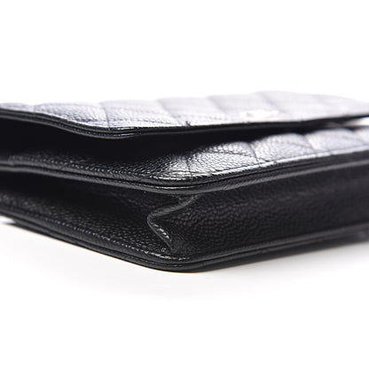Chanel Caviar Quilted Wallet On Chain WOC Black 8 of 11