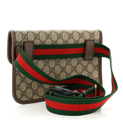 Gucci GG Supreme Monogram Neo Vintage Web Belt Bag Brown 3 of 10
