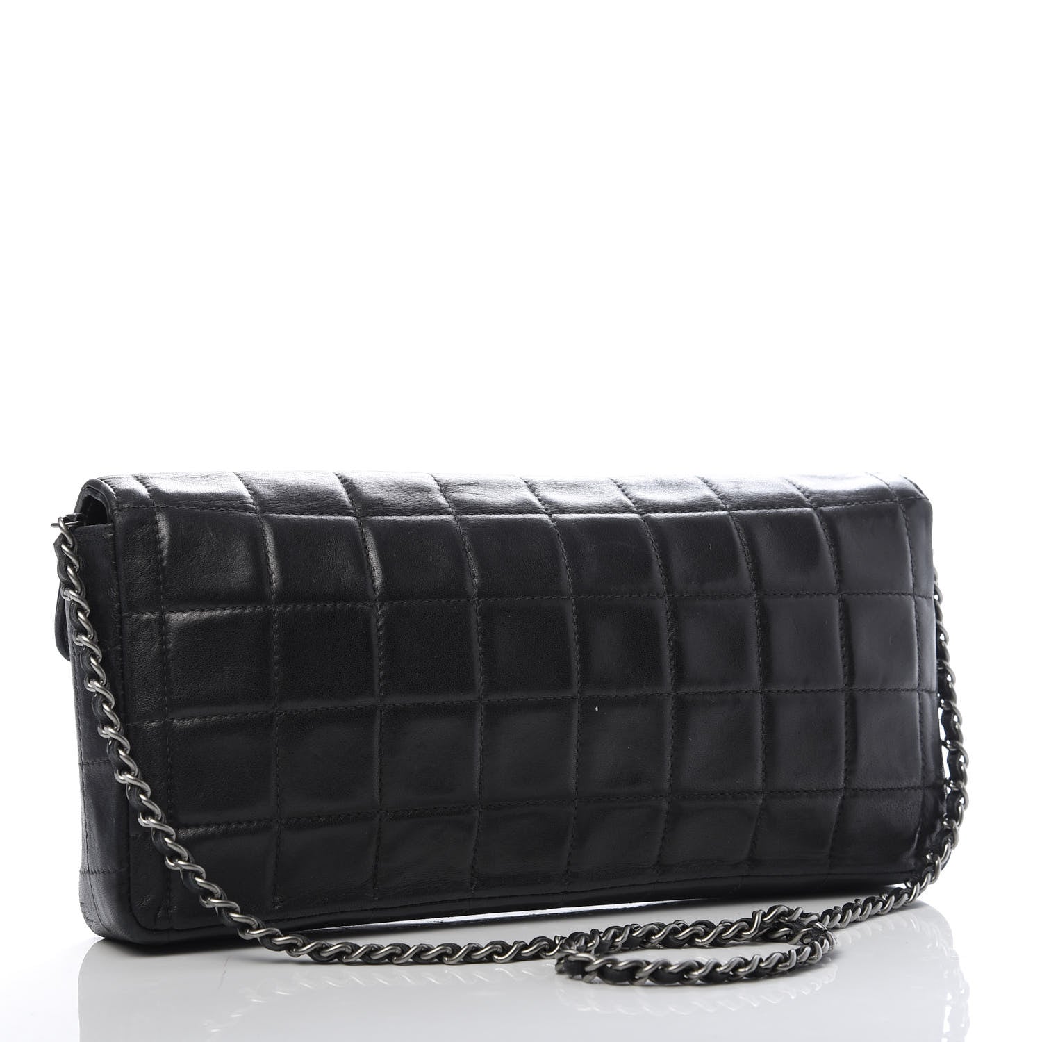 Chanel Lambskin East West Chocolate Bar Flap Black 3 of 10