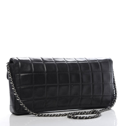 Chanel Lambskin East West Chocolate Bar Flap Black 3 of 10