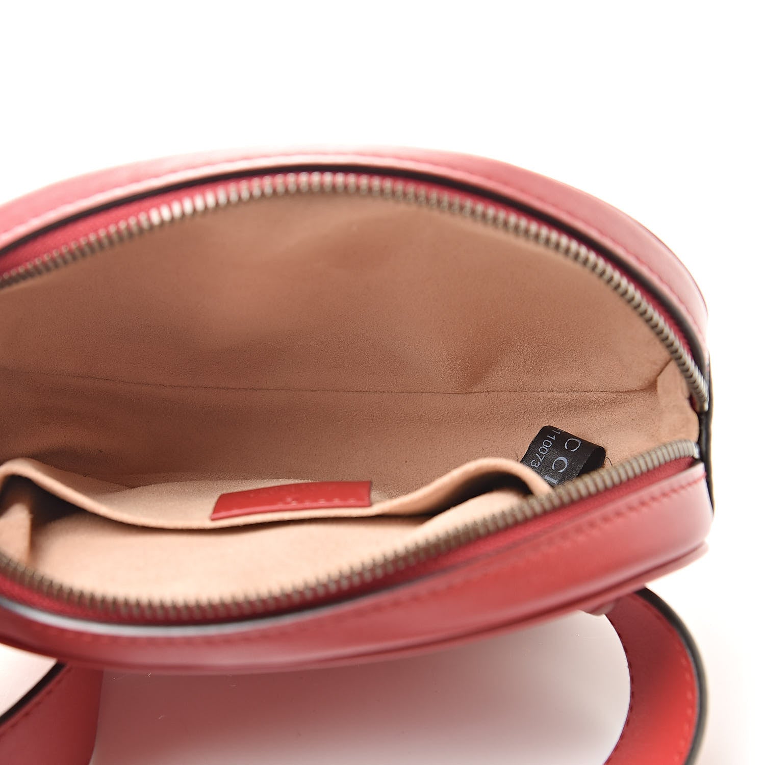 Gucci Calfskin Matelasse GG Marmont Belt Bag 75 30 Hibiscus Red 5 of 16