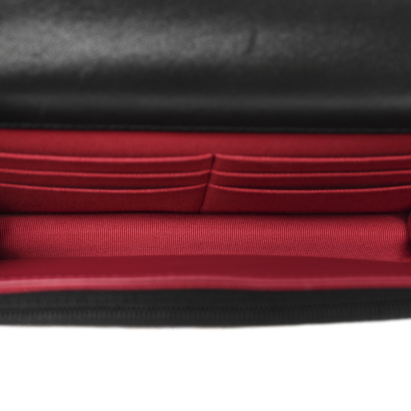 Lambskin Quilted Chanel 19 Wallet On Chain WOC Black