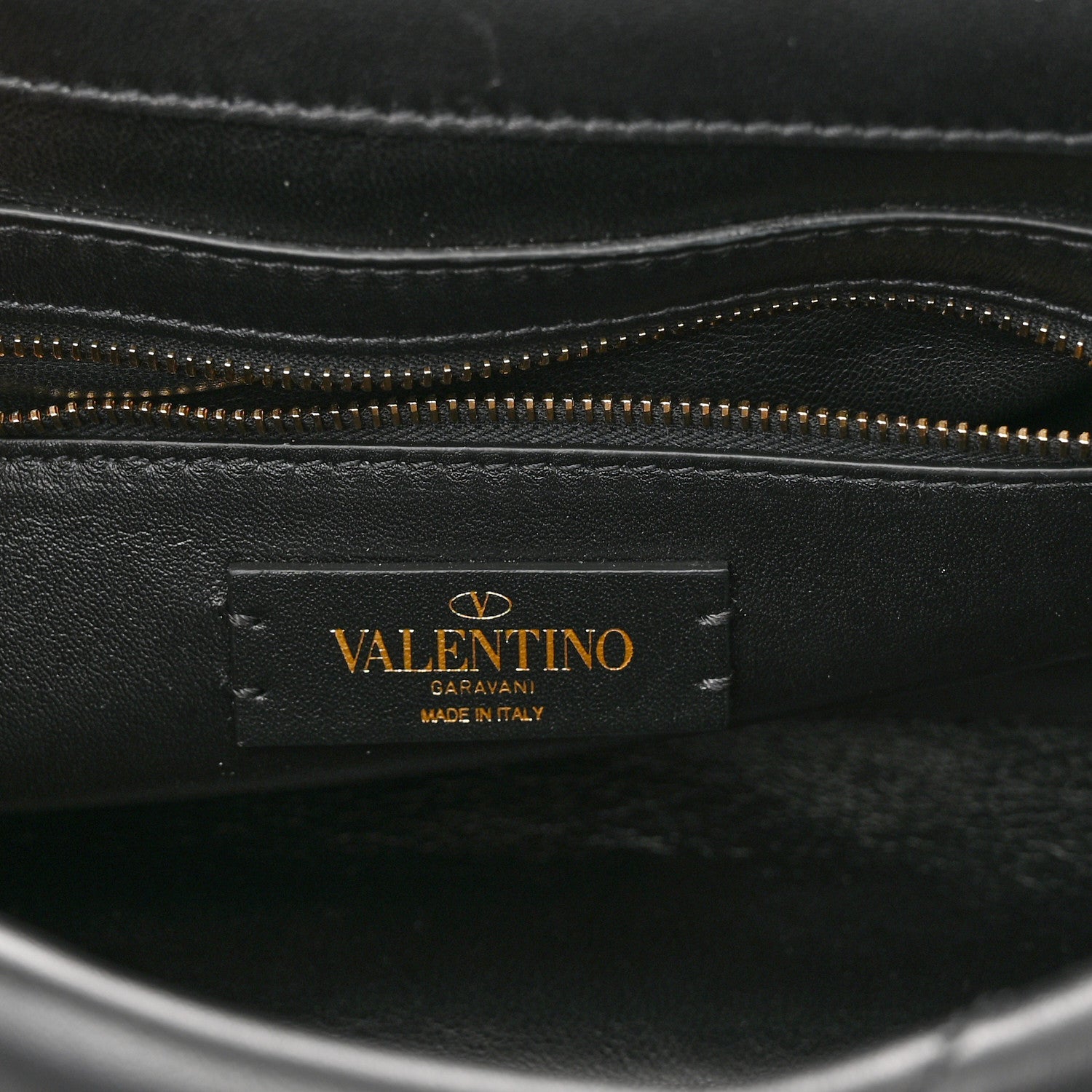 Valentino Garavani Nappa Large Roman Stud Shoulder Bag Black 6 of 9