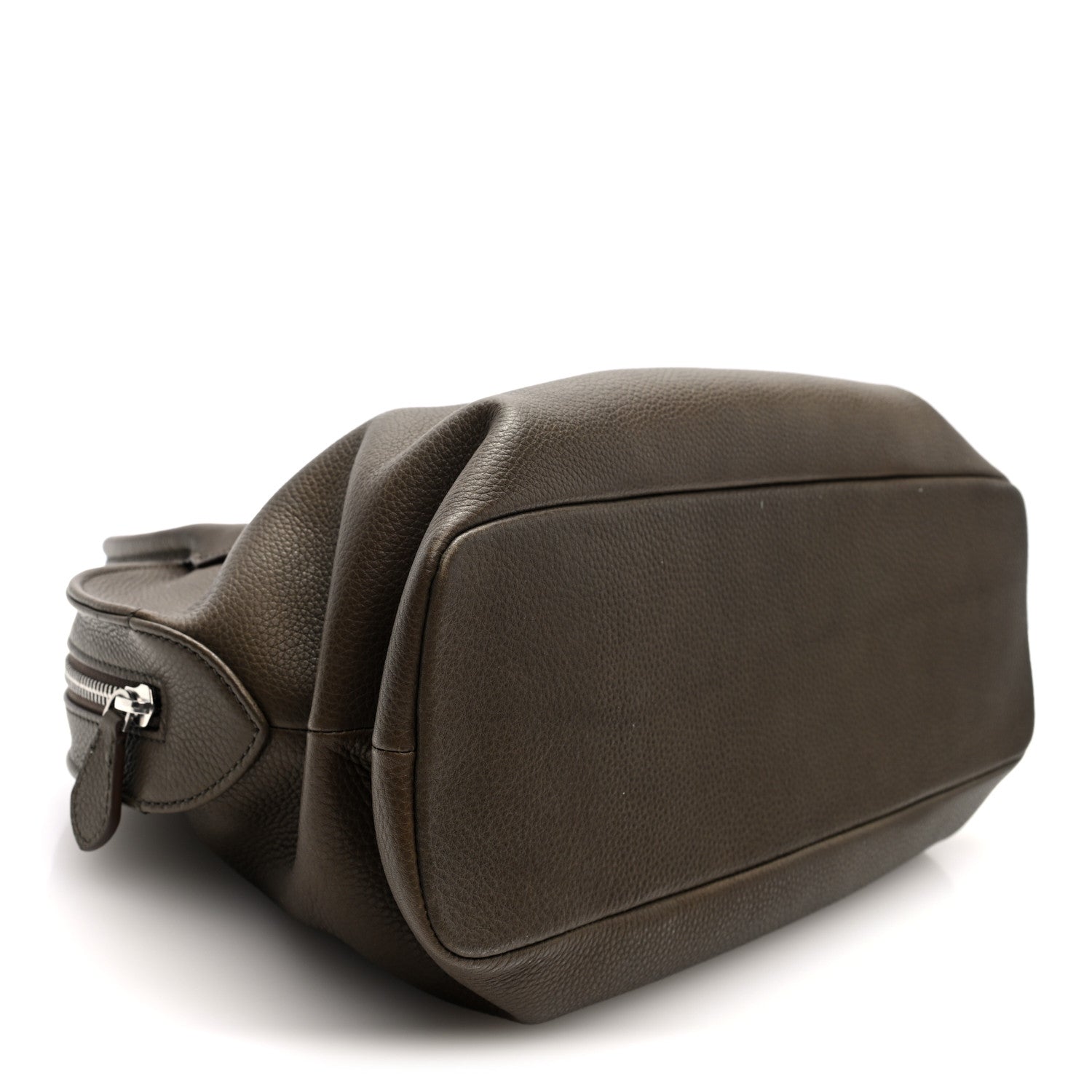 The Row Grained Saddle Calfskin Agnes Bag Truffle 4 of 10