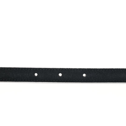 Gucci Suede Calfskin Torchon Double G 15mm Belt 85 34 Black 4 of 5