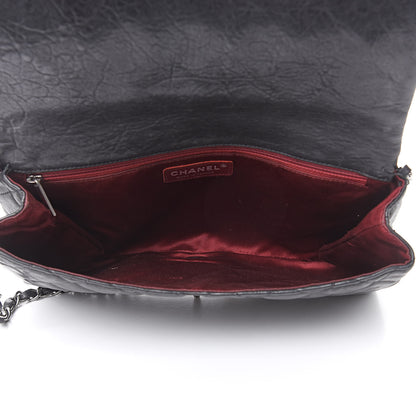 Chanel Lambskin Quilted Medium Leo Lion Flap Clutch Black 5 of 13