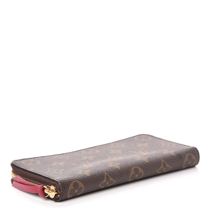 Louis Vuitton Monogram Clemence Wallet Fuchsia 4 of 10
