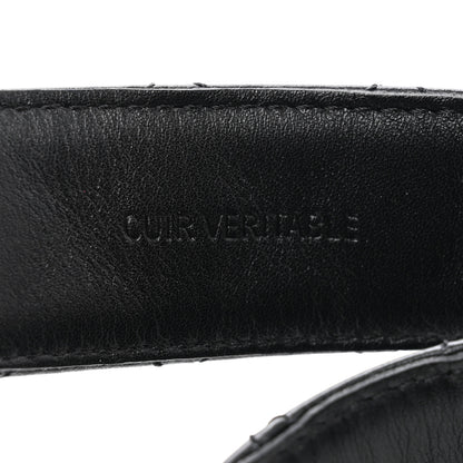 Chanel Calfskin Quilted CC Chain Belt 85 34 Black 5 of 7