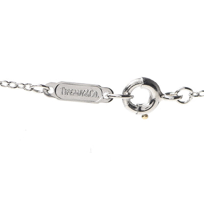 Tiffany Platinum Diamond Small Cross Pendant Necklace 4 of 5