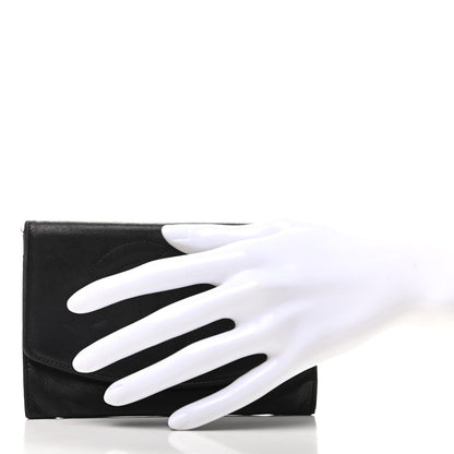 Chanel Goatskin Timeless CC Flap Wallet Black 2 of 10