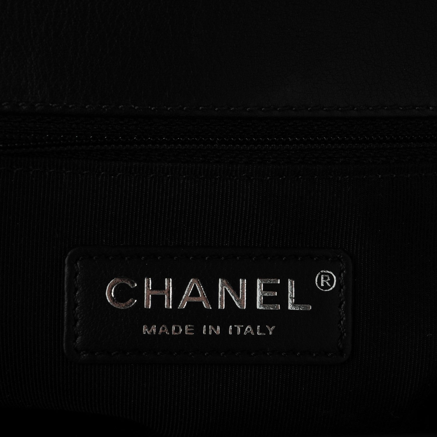 Chanel Calfskin Chevron New Medium Boy Flap Black 6 of 7