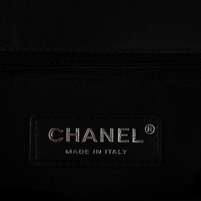 Chanel Calfskin Chevron New Medium Boy Flap Black 6 of 7