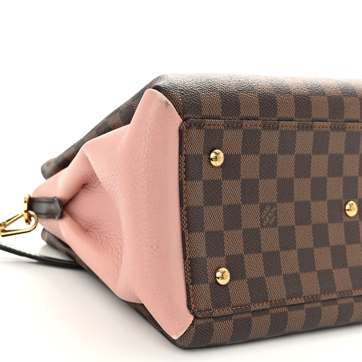 Louis Vuitton Cuir Taurillon Damier Ebene Normandy Magnolia 9 of 11