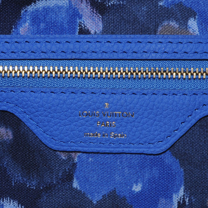 Louis Vuitton Monogram Articles de Voyage Ikat Neverfull MM Grand Blue 6 of 7